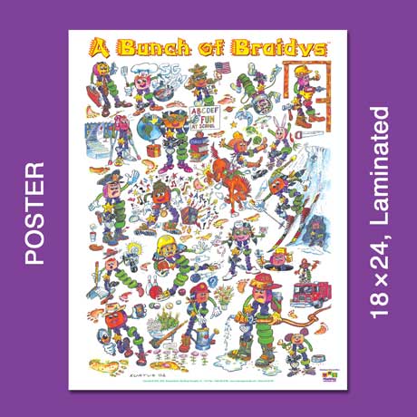 Bunch of Braidys Poster or Mini-Poster